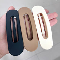3 Pcs Large Flat Hair Claw Clips
