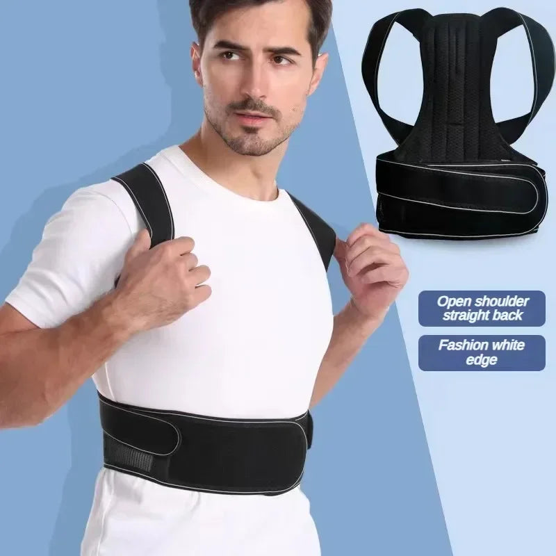 Posture Corrector Belt – Back & Shoulder Support for Men & Women