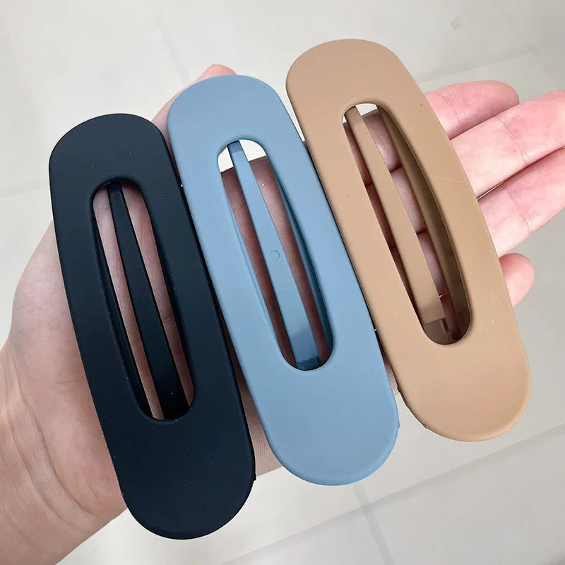 3 Pcs Large Flat Hair Claw Clips