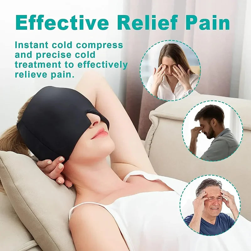 Hot/Cold Therapy Migraine Headband