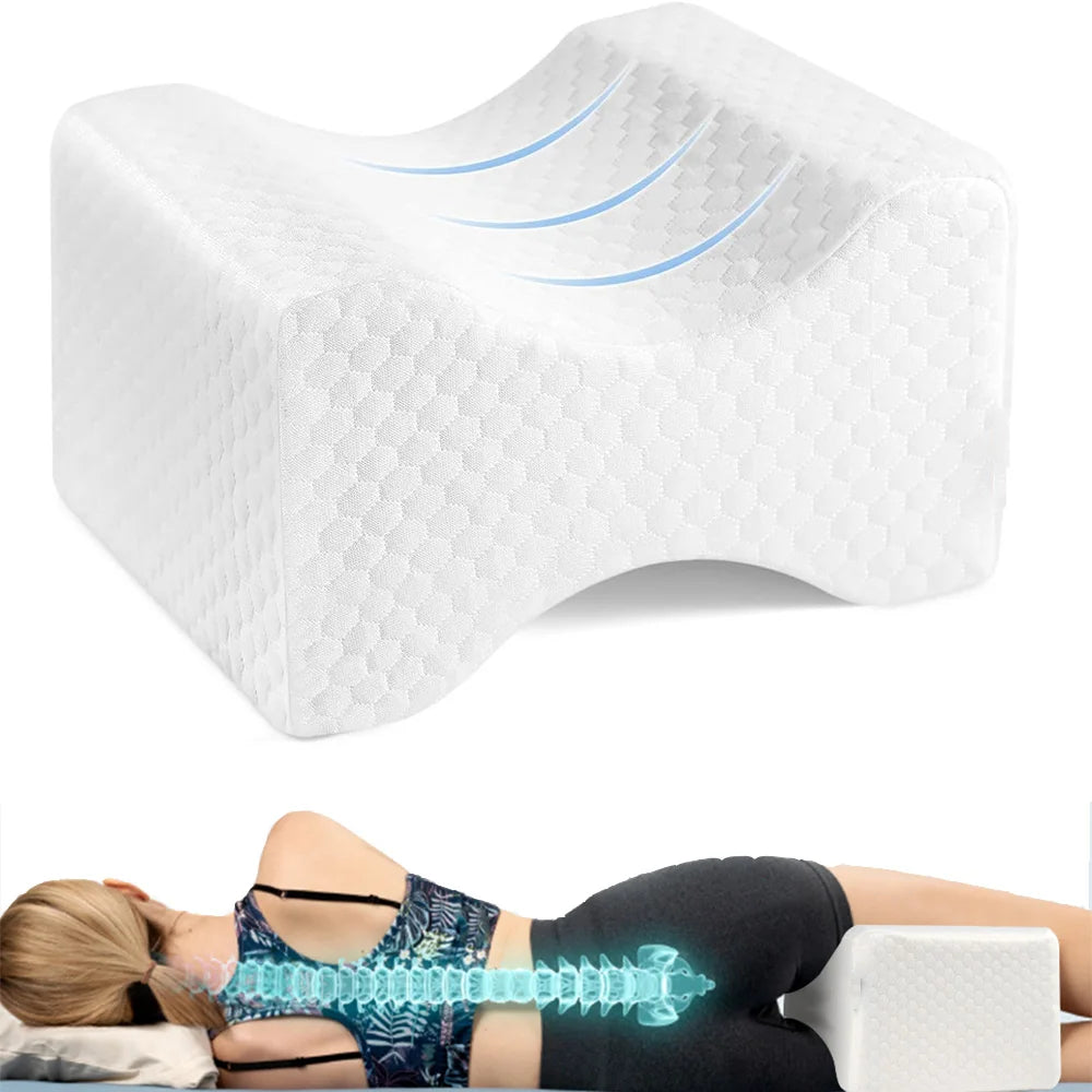 Leg Pillow, Knee Pillow for Side Sleepers, Leg Pillows for Sleeping, Knee Cushion for Sleeping,Suitable for Relieving Leg, Back, Knee Pain