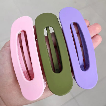 3 Pcs Large Flat Hair Claw Clips